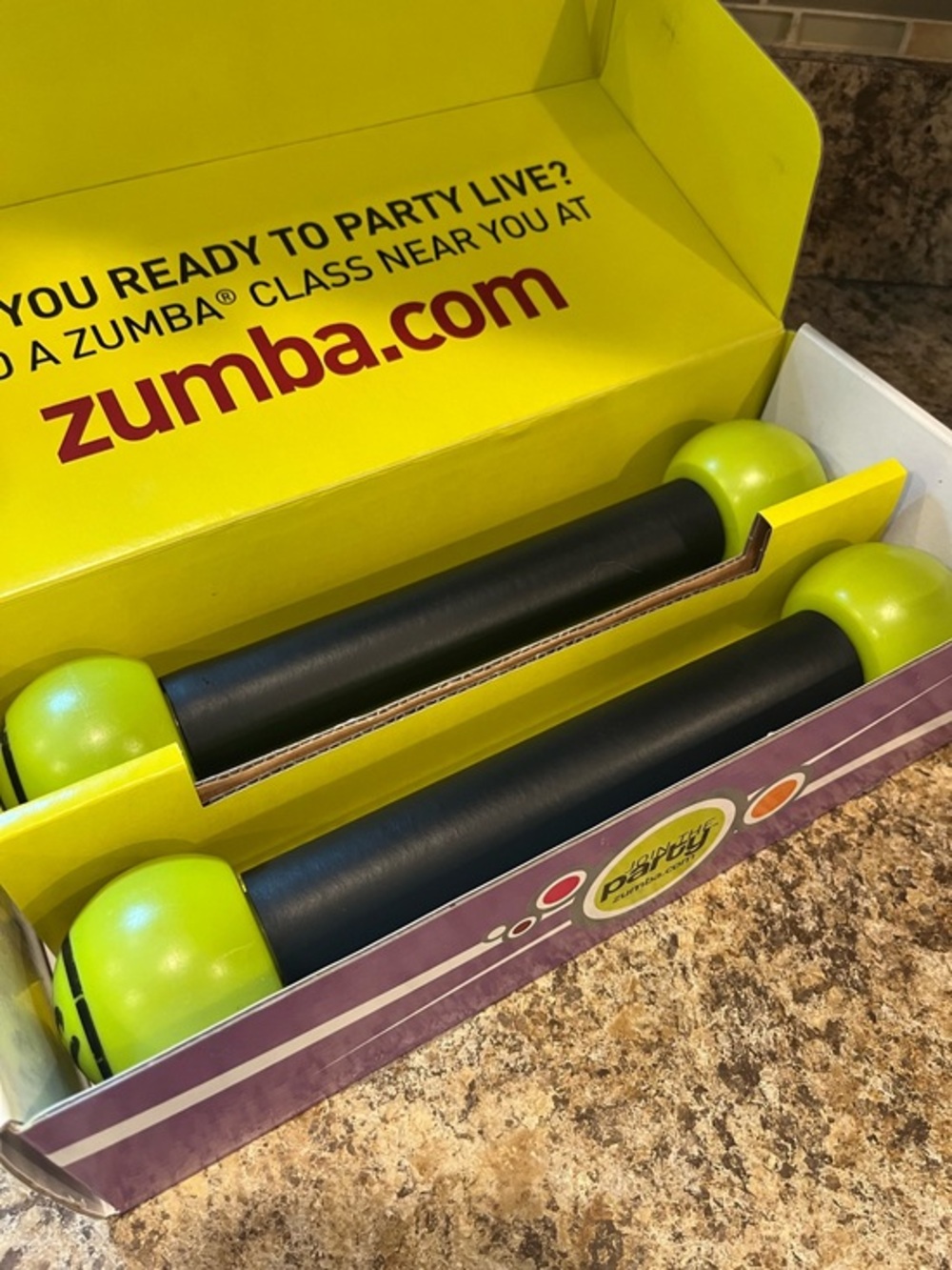 Zumba Fitness 1 lb Toning Sticks